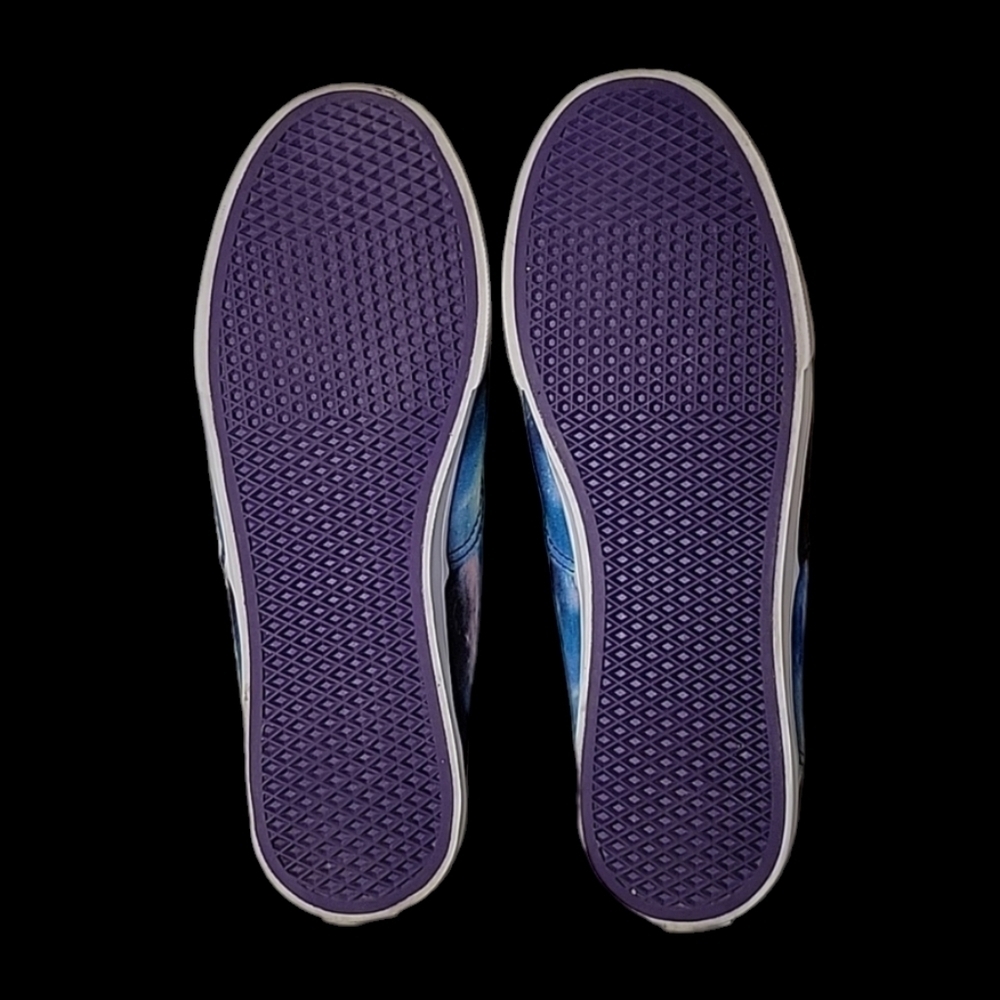 Vans Galaxy Shoes, Men's Size 6, Women's Size 7, Blue Turquoise Purple, Unisex - Picture 7 of 8